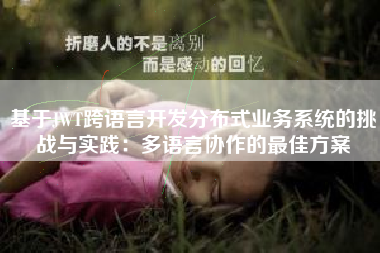 基于JWT跨语言开发分布式业务系统的挑战与实践：多语言协作的最佳方案