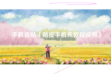 手机皮贴（贴皮手机壳教程视频）