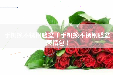 手机换不锈钢脸盆（手机换不锈钢脸盆表情包）