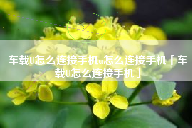车载U怎么连接手机u怎么连接手机「车载U怎么连接手机」